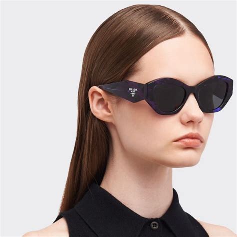 prada women's irregular heritage 55mm sunglasses|prada irregular sunglasses.